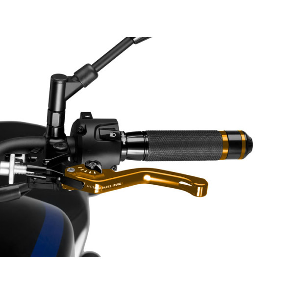Puig Short V3 Clutch (Gold Lever With Blue Selector) Black